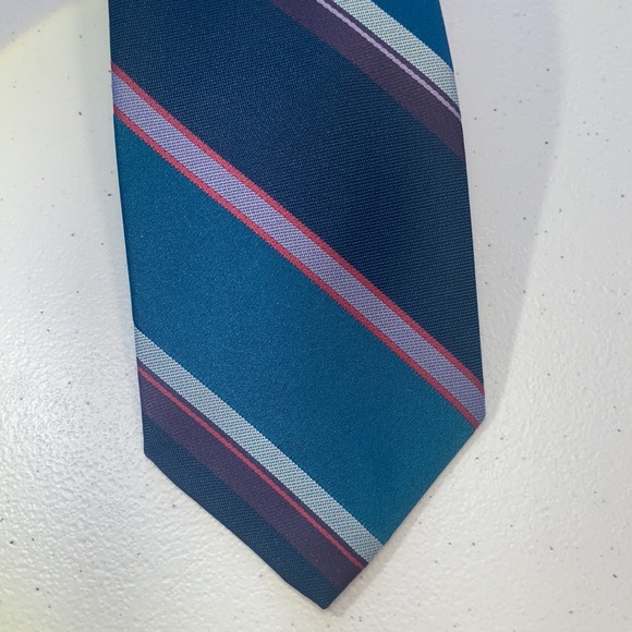 Vintage Other - Vintage 80s multicolored striped tie